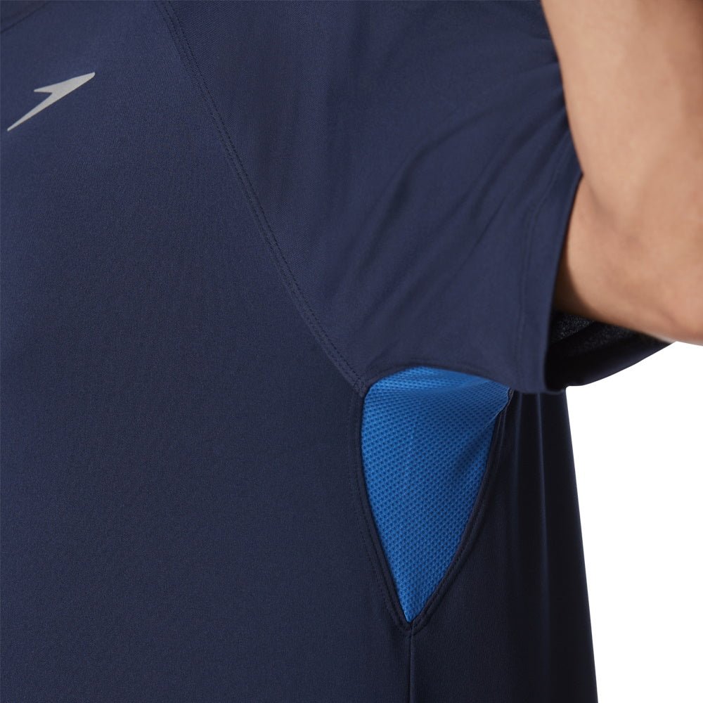 Speedo - BAYBREEZE Rashguard manches courtes pour adultes - Bleu de Speedo