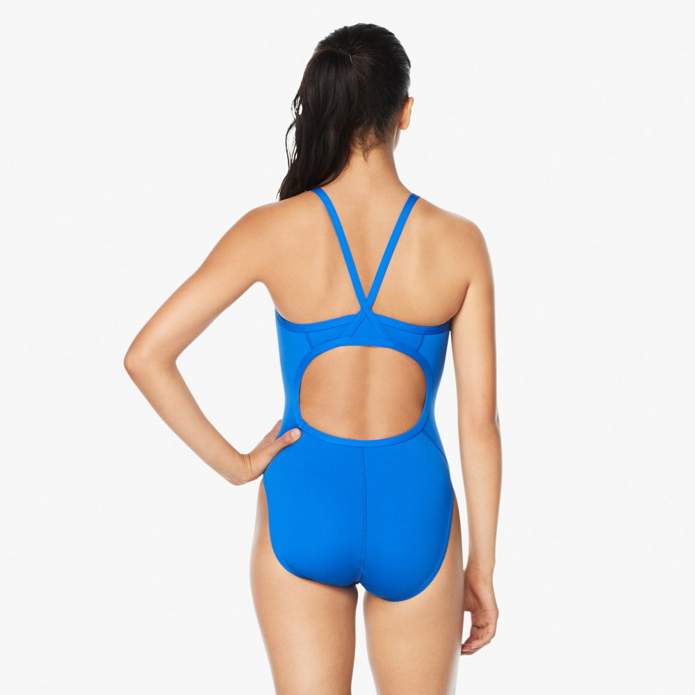 Speedo Solid FlyBack Endurance+ - Women's Training Swimwear - Royal