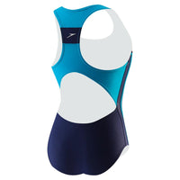 Speedo Infinity Splice Extra Life- Maillot pour fille - Deep Water (416) de Speedo