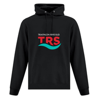 Triathlon Rive-sud - Chandail à capuchon, Type kangourou – Adulte – Noir de Triathlon Rive-Sud
