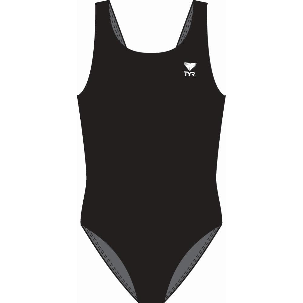 TYR Vapoback T100 - Maillot pour filles - Noir (001) de TYR