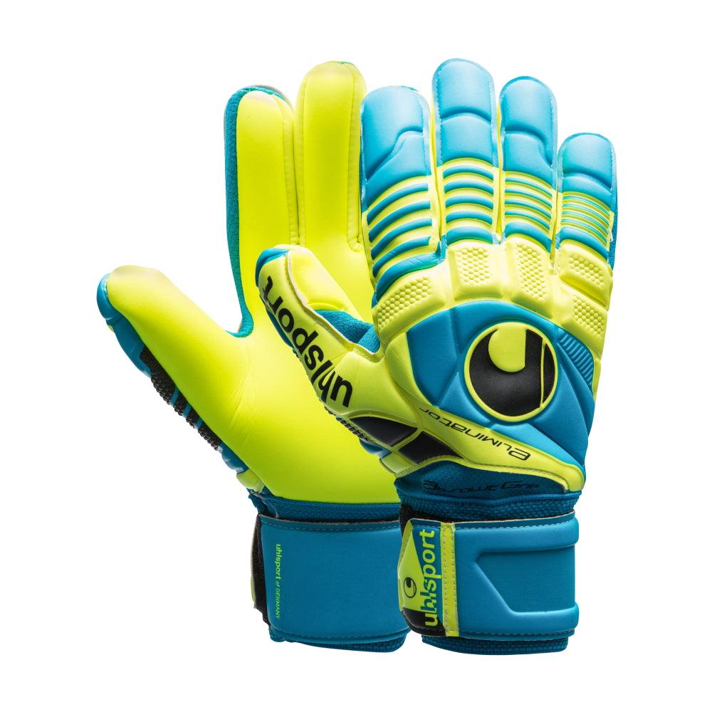 Uhlsport Eliminator Absolutgrip - Gants de gardien - Jaune/Bleu de Uhlsport