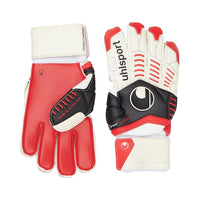 Uhlsport Ergonomic Supersoft - Gants de gardien - Blanc/Noir/Rouge de Uhlsport