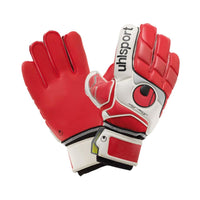 Uhlsport Fangmaschine Supersoft - Gants de gardien - Rouge/Blanc/Argent de Uhlsport