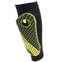 Uhlsport Sockshield Lite 2.0 - Protège-tibias de joueur de soccer - Noir/Jaune de Uhlsport