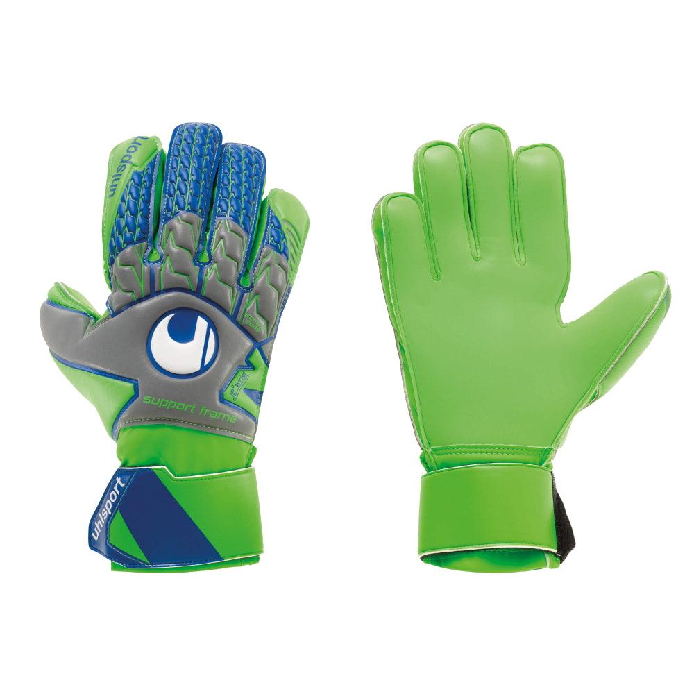 Uhlsport Tensiongreen Soft SF - Gants de gardien - Gris/Vert/Bleu de Uhlsport