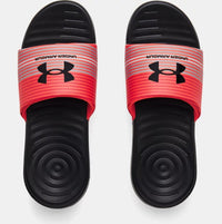 Under Armour - Sandales pour adultes - Slide Noir / Rouge de Under Armour