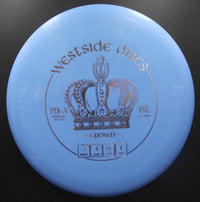 Westside Discs - CROWN BT Medium - S3 - Putter Discgolf - Bleu de Westside Discs