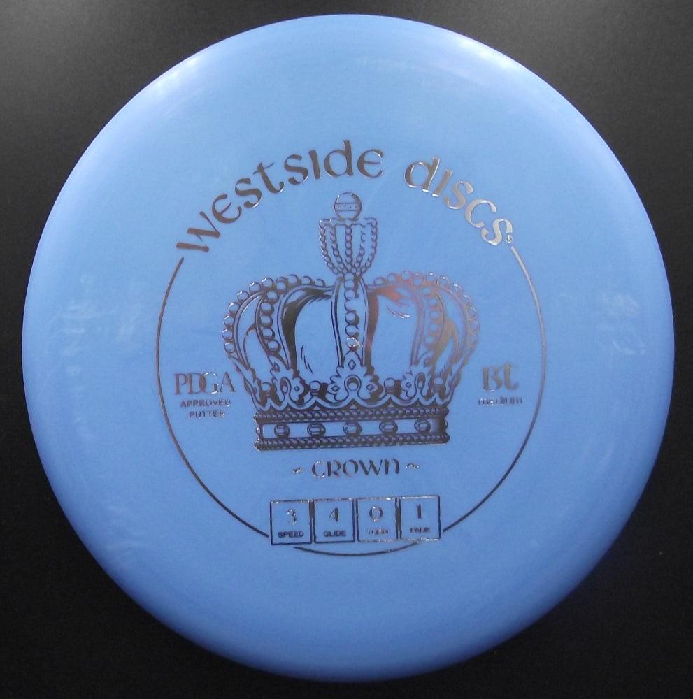 Westside Discs - CROWN BT Medium - S3 - Putter Discgolf - Bleu de Westside Discs