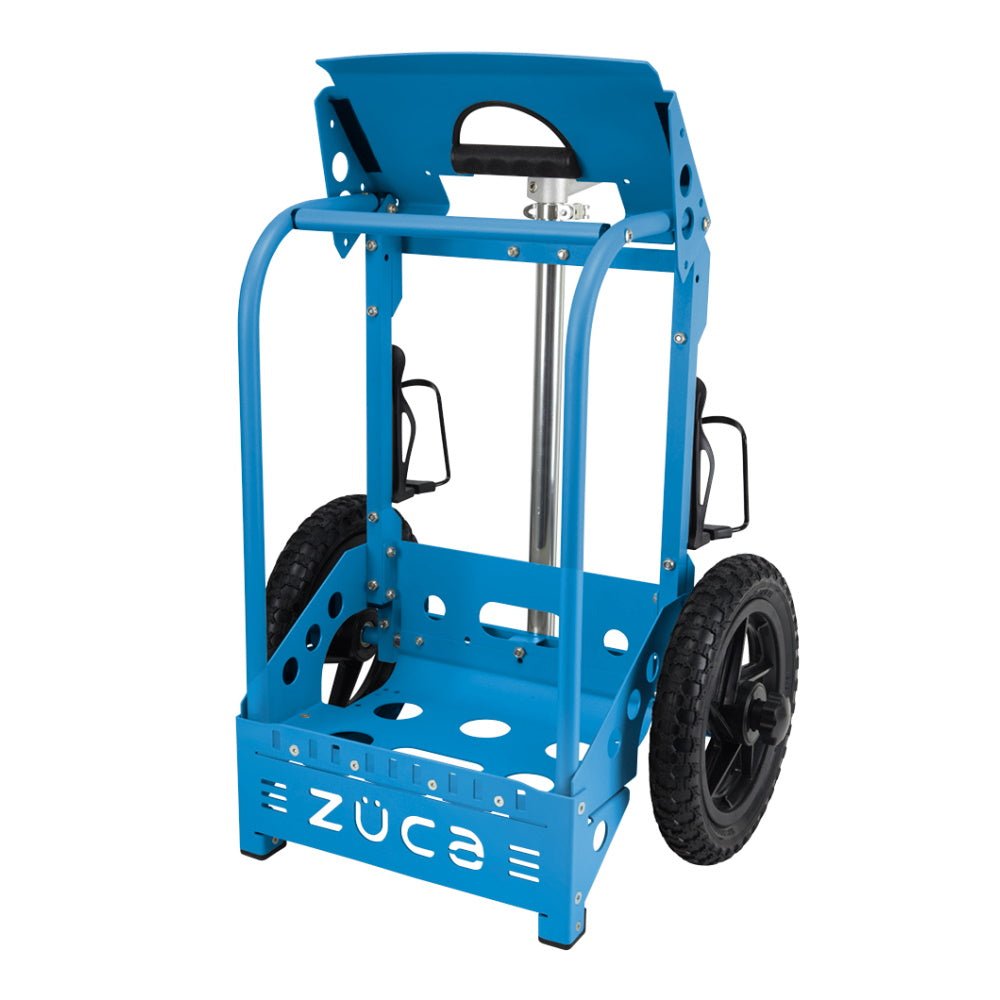 ZÜCA BackPack Cart - Chariot de discgolf sur roulettes - Bleu de ZUCA