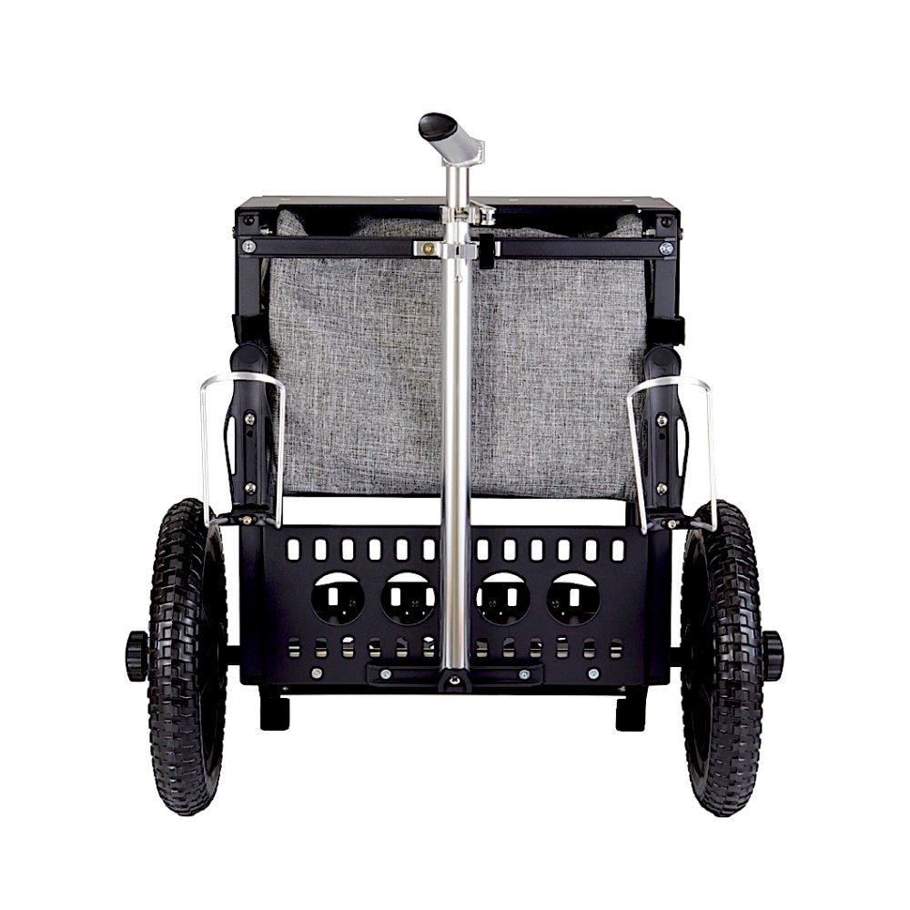 ZÜCA TRANSIT CART - Chariot de disc golf sur roues – Gris / Noir de ZUCA